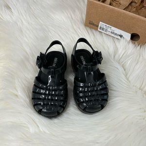 Black Possession Mini Melissa Sandals